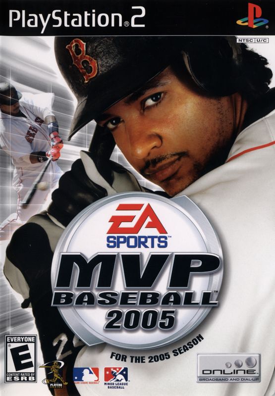 MVP Baseball 2005 box art for Playstation 2